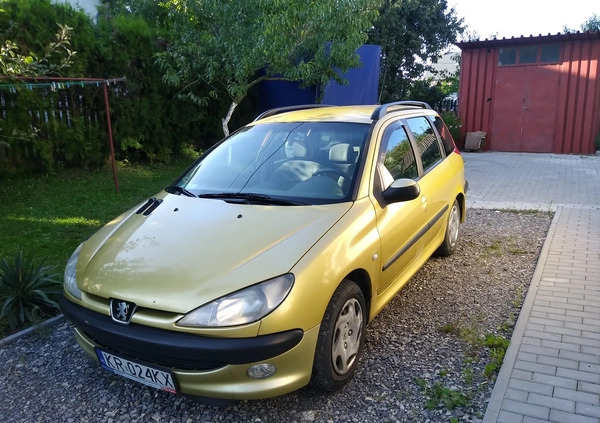 Peugeot 206 cena 2500 przebieg: 250000, rok produkcji 2002 z Różan małe 16